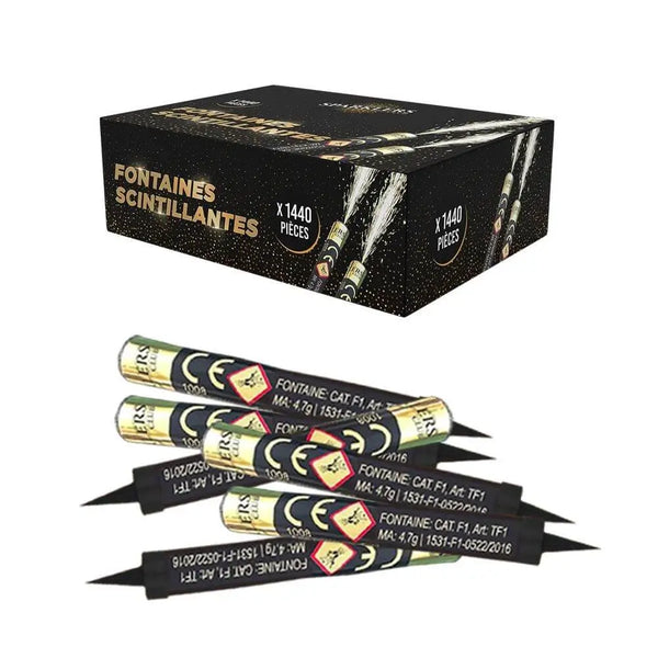 Lot de 1 440 Fontaines Scintillantes - 60 secondes