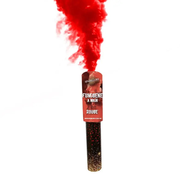 Fumigène à mains 45 secondes rouge