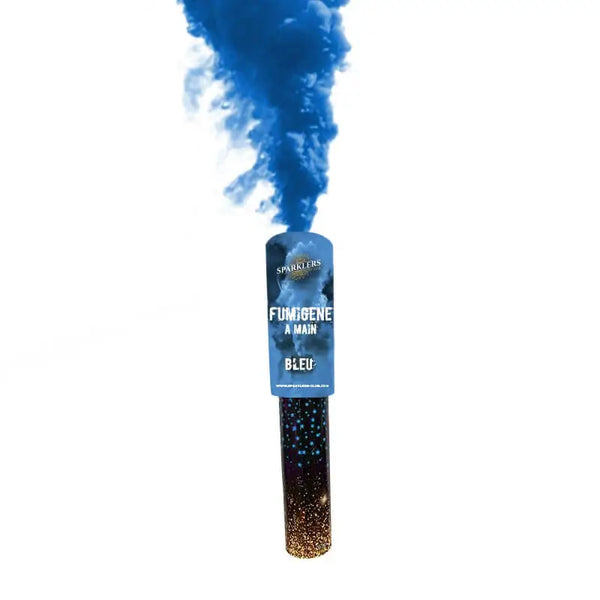 Fumigène à mains 45 secondes bleu