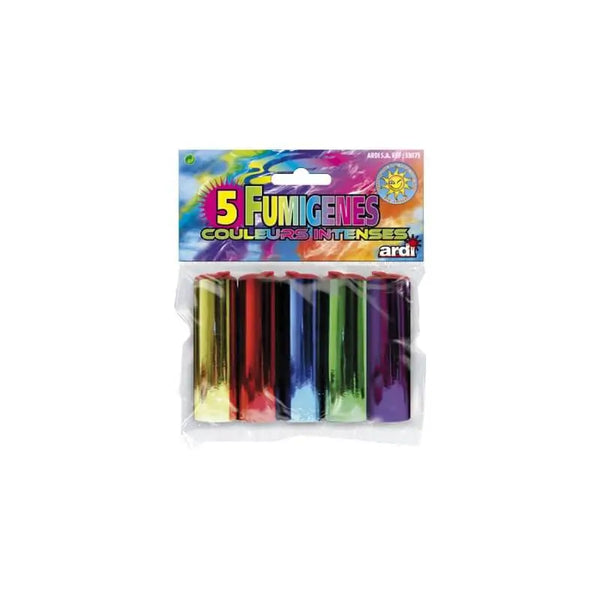 Assortiment de 5 fumigènes intenses 1 minute