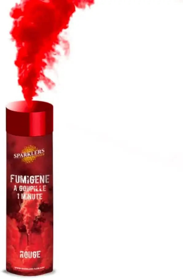 Fumigène à main Goupille 1 minute Rouge